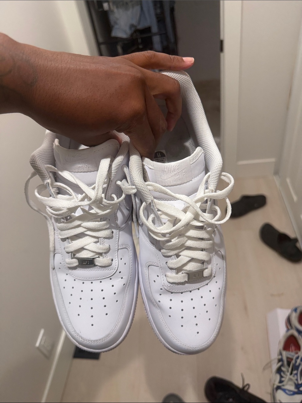Nike White Men's Low-Top Sneakers Air Force one
